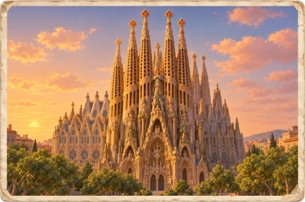 The Sagrada Família, Barcelona